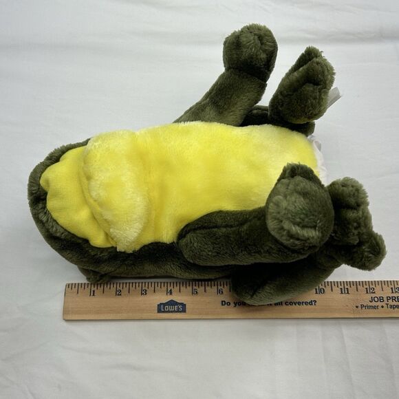 Ron Banafato Green Bull Frog Puppet Plush Stuffed Animal Play - Picture 7 of 8